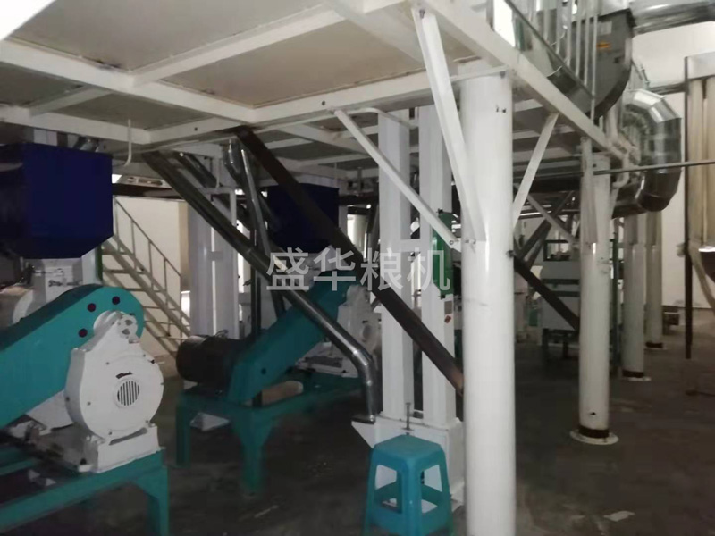 贵州安顺日产60吨玉米机组