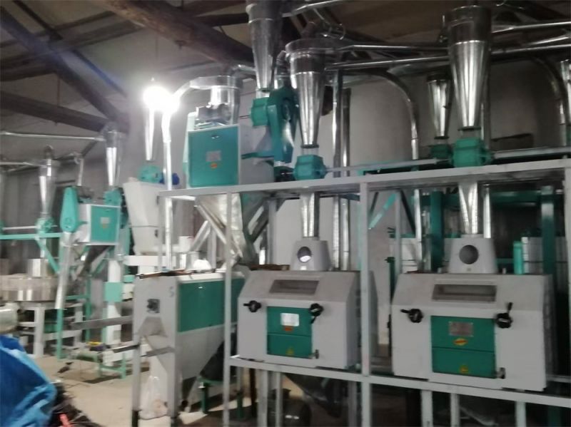 新疆昌吉三加一石磨和六组平筛制粉两套磨粉机