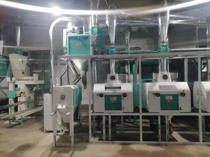 六组平筛制粉，日处理小麦30吨面粉机