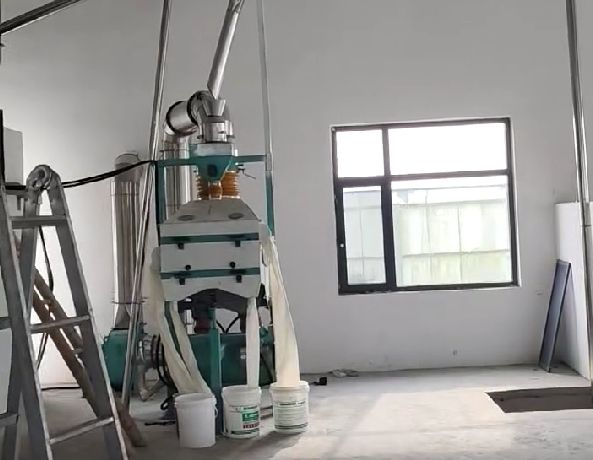 河北黄骅四加二石磨面粉机生产线