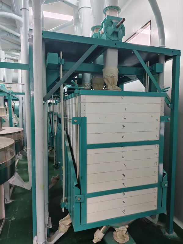 天津宝坻区王总日处理小麦25吨石磨面粉机生产线